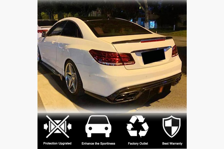 Mercedes E-class coupe C207 2010-2017 Heckdiffusor für AMG-Line 2014-2016, Carbon Foto 2