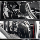 Mercedes C-class W205 2014-2021 Sitzauflagen aus Dry Carbon Foto 6