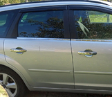 Ford Focus II 2005-2008 Chrom Unterlagen für Türgriffe (4 Stk, Kunststoff) Foto 3