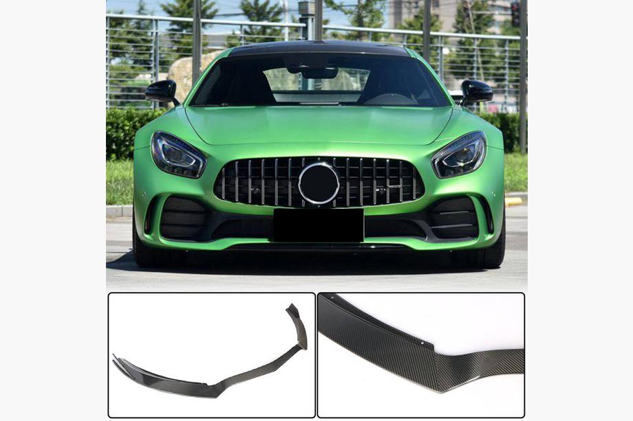 Mercedes AMG GT C190/R190 2014-2022 Frontstoßstange Lippe Aufsatz (für GT R 2016-2019, Carbon) Image
