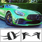 Mercedes AMG GT C190/R190 2014-2022 Frontstoßstangenaufsätze V2 (für GT R 2016-2019, Trockencarbon) Foto 1