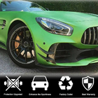 Mercedes AMG GT C190/R190 2014-2022 Frontstoßstangenaufsätze V2 (für GT R 2016-2019, Trockencarbon) Foto 3