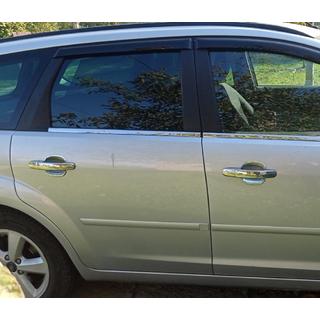 Chrom Unterlagen für Türgriffe (4 Stk, Kunststoff) Ford Focus II 2008-2011 Foto 3