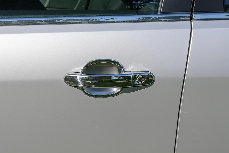 Ford Focus II 2008-2011 Chrom Unterlagen für Türgriffe (4 Stk, Kunststoff) Image