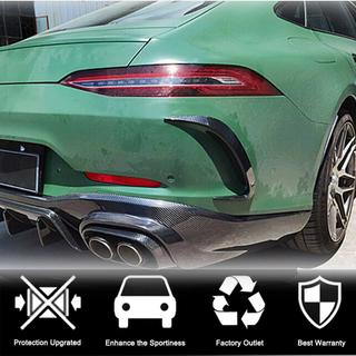 Heckstoßstangenabdeckungen V2 (für GT63 2018-2022, Carbon) Foto 3