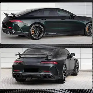 Heckstoßstangenaufsätze V1 (für GT63 2018-2022, Carbon) Foto 3