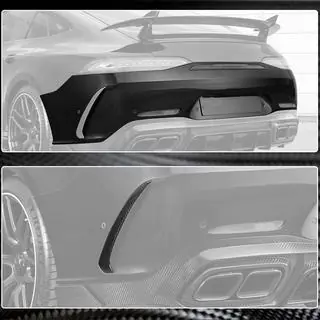 Heckstoßstangenaufsätze V1 (für GT63 2018-2022, Carbon) Foto 4