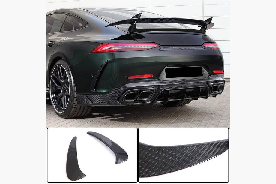 Mercedes AMG GT 4 X290 2018- Heckstoßstangenaufsätze V1 (für GT63 2018-2022, Carbon) Foto 1