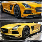 Mercedes SLS C197 2010-2014 Frontstoßstangen Flaps V1 Carbon Foto 4