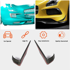 Mercedes SLS C197 2010-2014 Frontstoßstangen Flaps V2 (Carbon) Foto 2