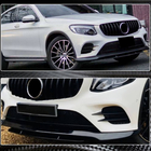 Mercedes GLC coupe C253 2016-2023 Frontstoßstangen Lippe Aufsatz (für AMG-Line/GLC43 AMG, Carbon) Foto 2