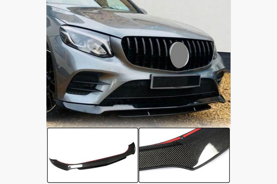 Mercedes GLC coupe C253 2016-2023 Frontstoßstangen Lippe Aufsatz (für AMG-Line/GLC43 AMG, Carbon) Image
