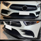 Mercedes CLS C257 2018- Frontstoßstange Lippe Aufsatz (für AMG/AMG-Line 2018-2020, Carbon) Foto 5
