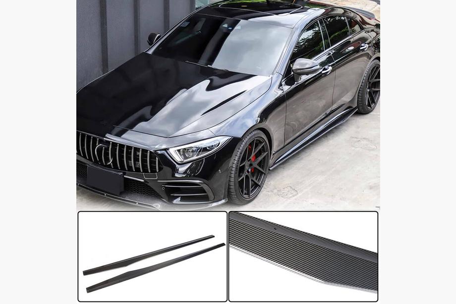 Mercedes CLS C257 2018- Seitenschweller V1 (für AMG/AMG-Line 2018-2020, Carbon) Foto 1
