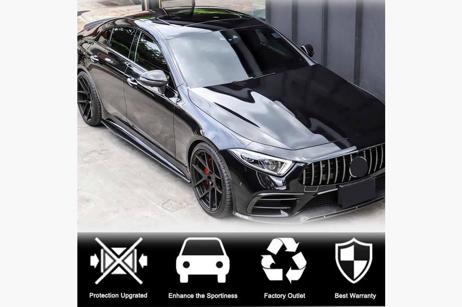 Mercedes CLS C257 2018- Seitenschweller V1 (für AMG/AMG-Line 2018-2020, Carbon) Foto 3