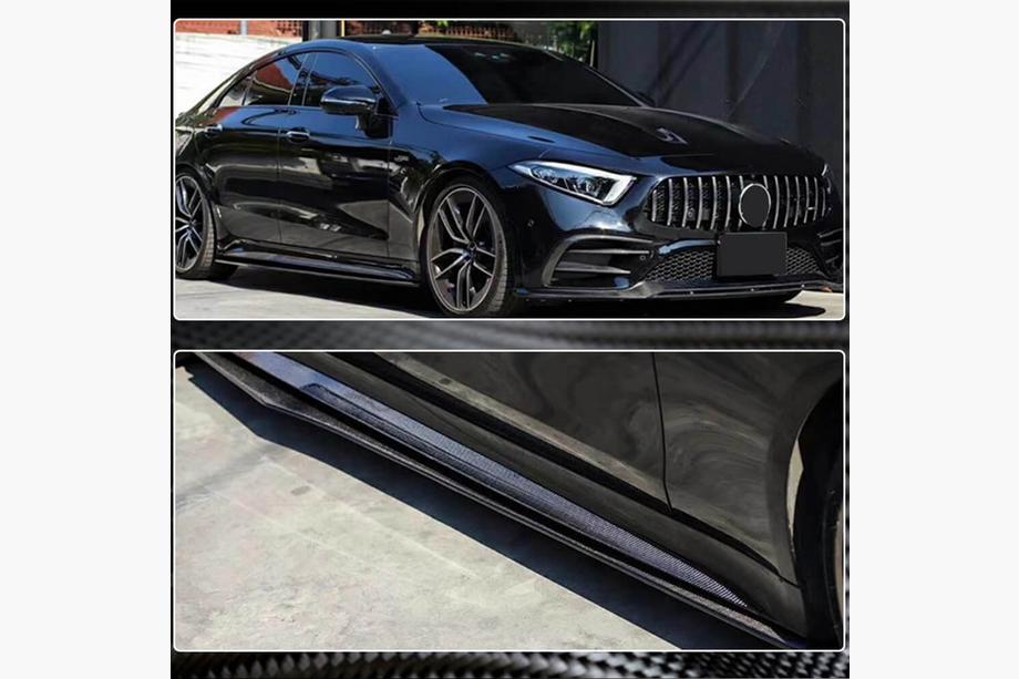 Mercedes CLS C257 2018- Seitenschweller V1 (für AMG/AMG-Line 2018-2020, Carbon) Foto 4