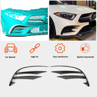 Mercedes CLS C257 2018- Frontstoßstangen Aufsätze (für AMG-Line 2018-2020, Carbon) Foto 2