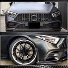 Mercedes CLS C257 2018- Frontstoßstangen Aufsätze (für AMG-Line 2018-2020, Carbon) Foto 4