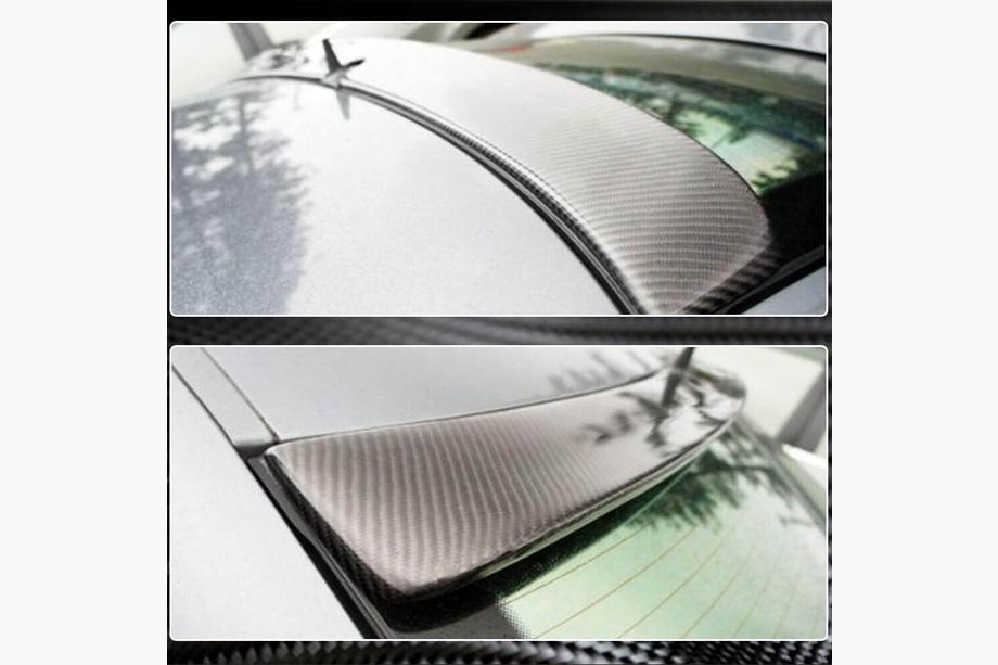 Mercedes E-class W211 2002-2009 Heckspoiler Blende (2002-2006, Carbon) Foto 5