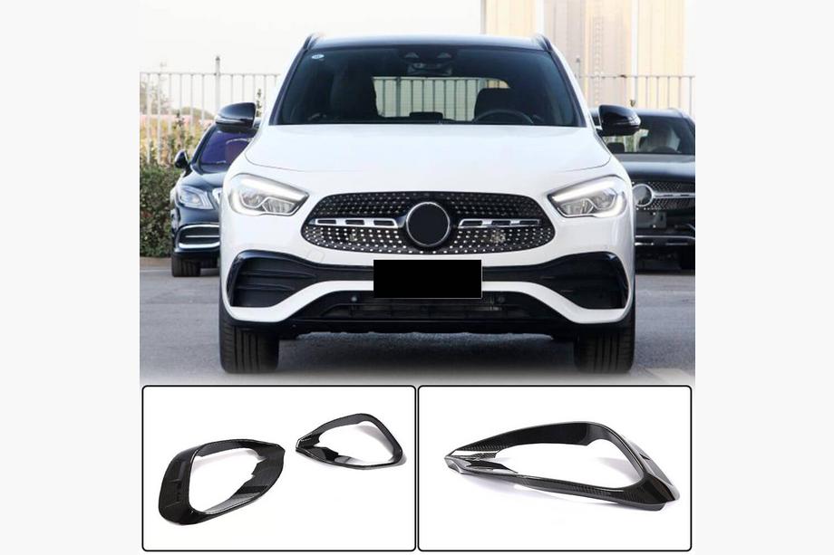 Mercedes GLA H247 2020- Frontstoßstangenaufsätze V1 (für AMG/AMG-Line, Carbon) Image