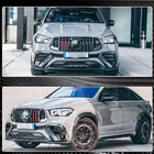 Mercedes GLE coupe C167 2019- Einsätze für Frontstoßstange (für GLE 350/GLE450/GLE63 2019-2023, Carbon) Foto 3