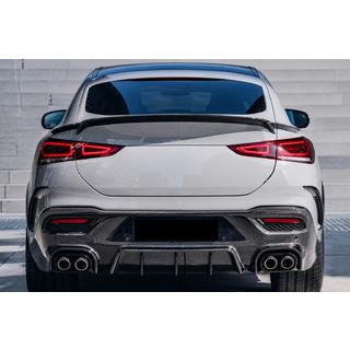 Heckstoßstangenabdeckung Carbon für GLE 350/GLE450/GLE63 2019-2023 Foto 3