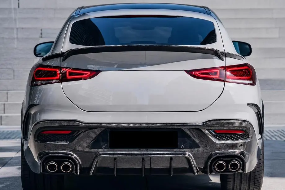 Mercedes GLE coupe C167 2019- Heckstoßstangenabdeckung Carbon für GLE 350/GLE450/GLE63 2019-2023 Foto 3