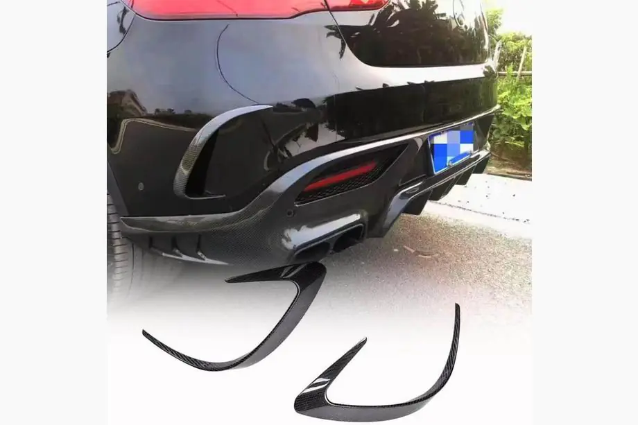 Mercedes GLE coupe C292 2015-2019 Heckstoßstangenabdeckung Carbon für GLE 350/GLE450/GLE63 2019-2023 Image