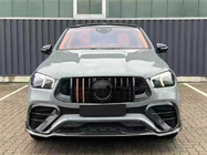 Mercedes GLE coupe C292 2015-2019 Carbon Frontstoßstangen Abdeckungen (GLE63 AMG) Foto 2