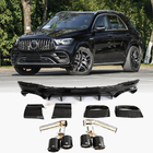 Mercedes GLE W167 2018- Heckdiffusor mit Endrohrblenden GLE63 Carbon (2018-2026) Foto 1
