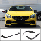 Mercedes SLK R172 2011-2016 Carbon Frontstoßstangen Abdeckungen (für Base 2016-2020) Foto 1