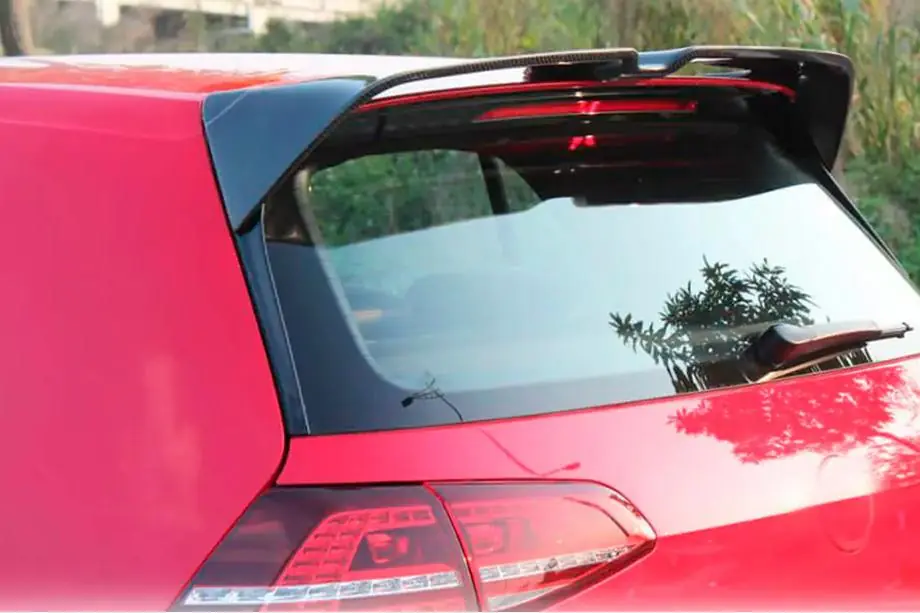 Volkswagen Golf 7/E-Golf 2012-2020 Spoiler V5 (für GTI/R HB, Carbon) Foto 5