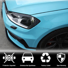 Volkswagen Golf 7/E-Golf 2012-2020 Scheinwerferblenden (Carbon) Foto 3