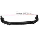 Volkswagen Golf 7/E-Golf 2012-2020 Frontlippe V1 für Stoßstange (für GTI HB 2012-2017, Carbon) Foto 5
