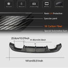 Volkswagen Golf 7/E-Golf 2012-2020 Heckdiffusor Stoßstange (für R/R-Line HB 2012-2017, Carbon) Foto 5
