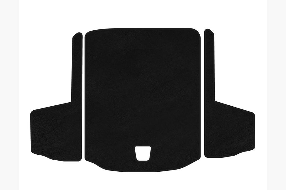 Cadillac ATS 2012-2019 Kofferraummatte Textil Premium (SD, Schwarz) Image