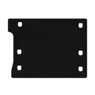 Premium Kofferraummatte Textil (Rubicon Unlimited/5-türig, Schwarz) Jeep Wrangler 2018-