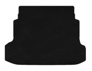 Kia Cerato 2 2010-2013 Kofferraummatte Textil Premium (SD, Schwarz) Foto 1