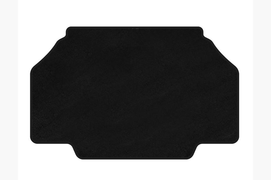 Mercedes SL R231 2012-2020 Textile Kofferraummatte Premium (2016-2020, Cabriolet, Schwarz) Image