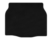 Nissan Tiida 2011-2014 Premium Kofferraummatte Textil (HB, Schwarz) Foto 1