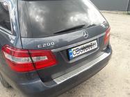 Mercedes E-class W212 2009-2016 Heckstoßstangenabdeckung OmsaLine (2009-2013, SW, Edelstahl) Foto 2
