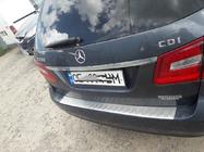 Mercedes E-class W212 2009-2016 Heckstoßstangenabdeckung OmsaLine (2009-2013, SW, Edelstahl) Foto 3