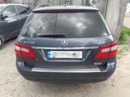 Mercedes E-class W212 2009-2016 Heckstoßstangenabdeckung OmsaLine (2009-2013, SW, Edelstahl) Foto 4