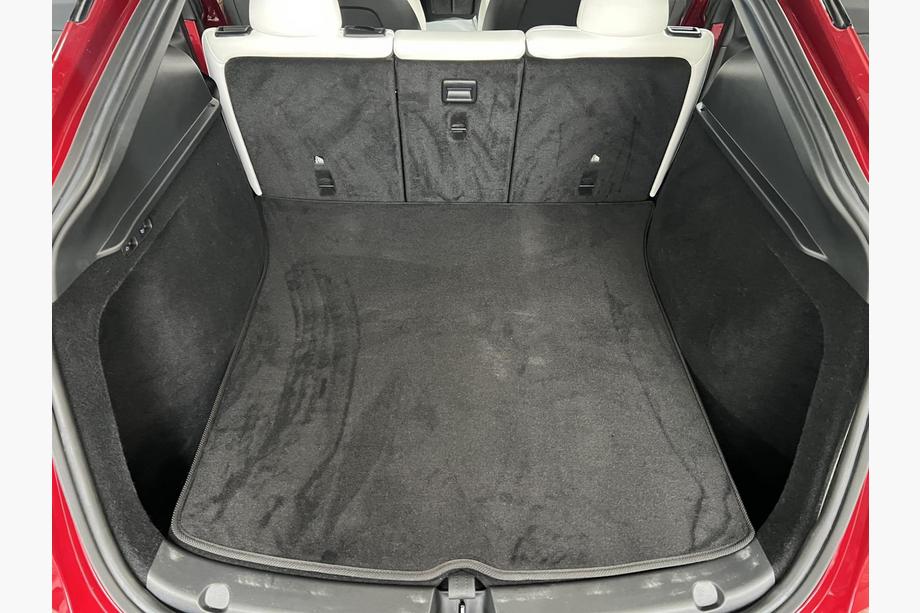 Tesla Model Y 2020- Textile Kofferraummatte Premium (2020-2024, Schwarz) Image
