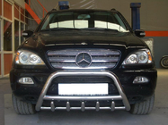 Mercedes ML W163 1997-2005 Frontbügel (Edelstahl) Foto 3