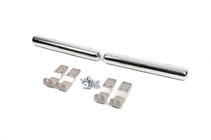 Mercedes Sprinter W901/902/903/904/905 1995–2006 Seitliche Rohre hinter dem Hinterrad (2 Stk, Edelstahl) Langer Radstand Foto 2