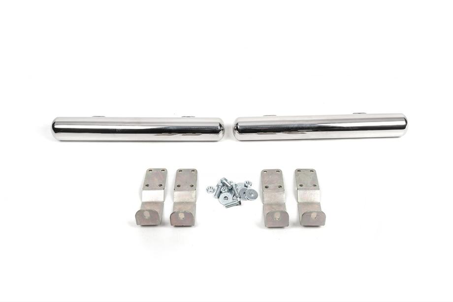 Mercedes Sprinter W901/902/903/904/905 1995–2006 Seitliche Rohre hinter dem Hinterrad (2 Stk, Edelstahl) Langer Radstand Image