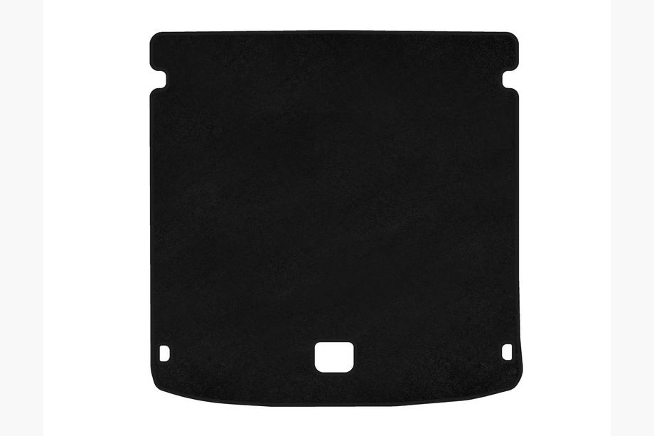 Audi A4 B7 2004-2008 Premium Textil-Kofferraummatte V-1 (Avant, Schwarz) Image