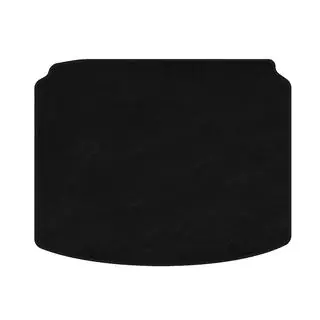 Premium Kofferraummatte Textil (HB, 5-Türer, Facelift, Schwarz)