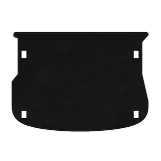 Premium Kofferraummatte Textil (Schwarz)